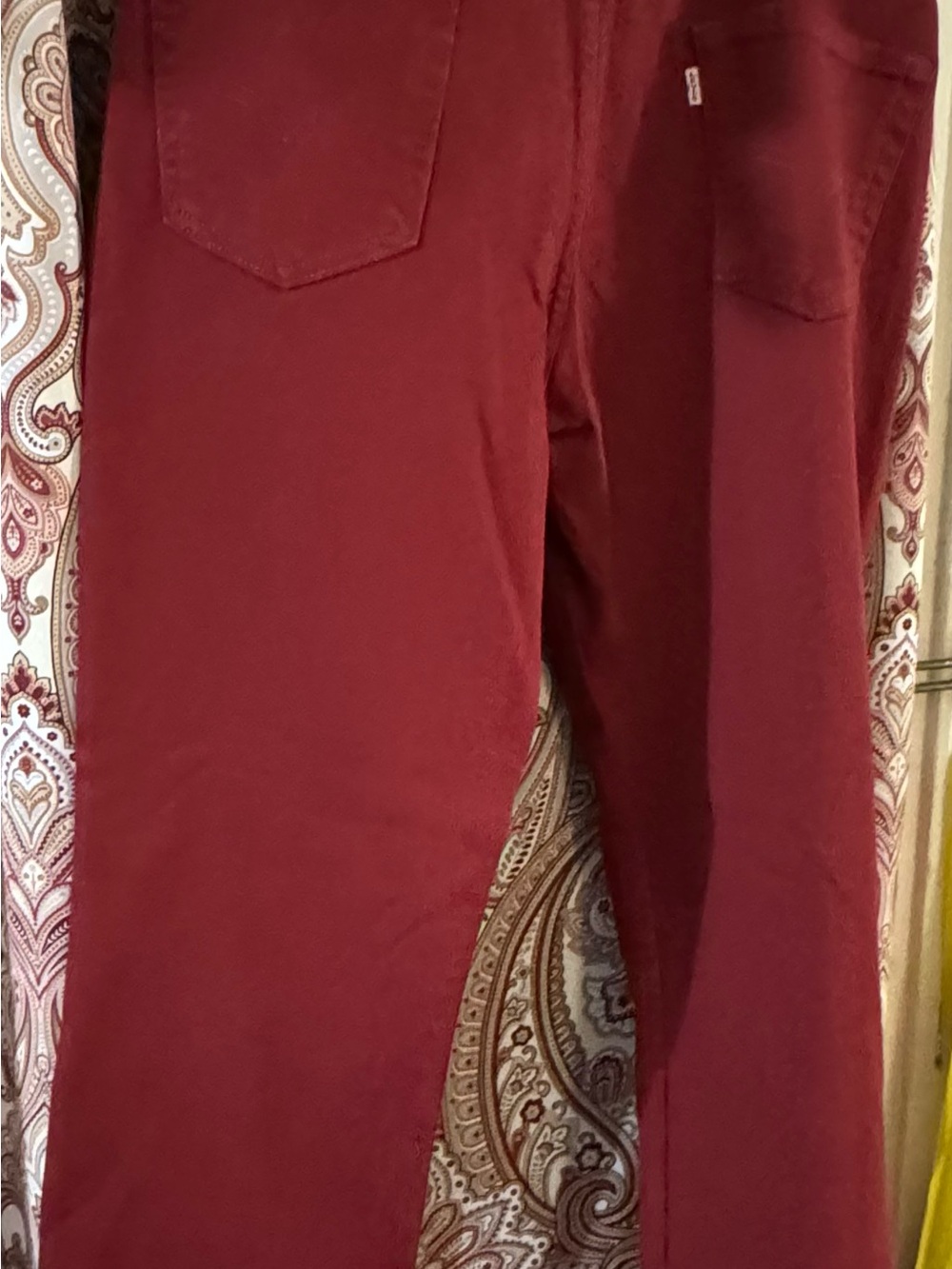 Men's Maroon Pants Levi’s